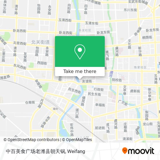 中百美食广场老潍县朝天锅 map