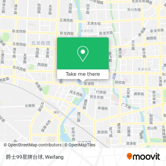 爵士99星牌台球 map