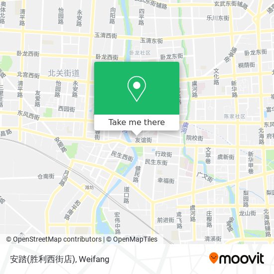 安踏(胜利西街店) map