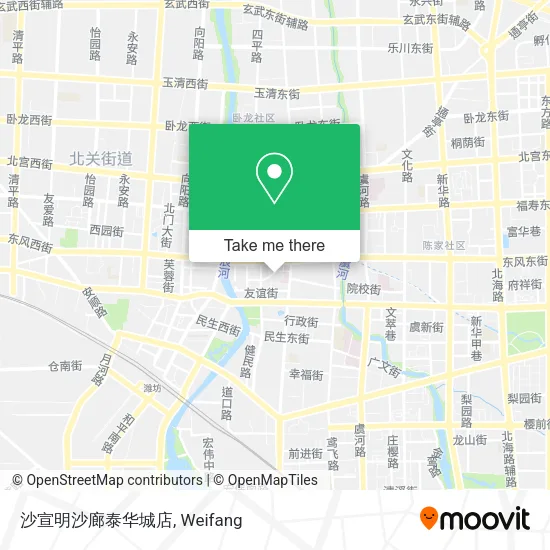 沙宣明沙廊泰华城店 map