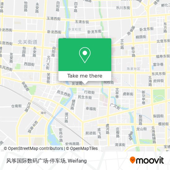 风筝国际数码广场-停车场 map