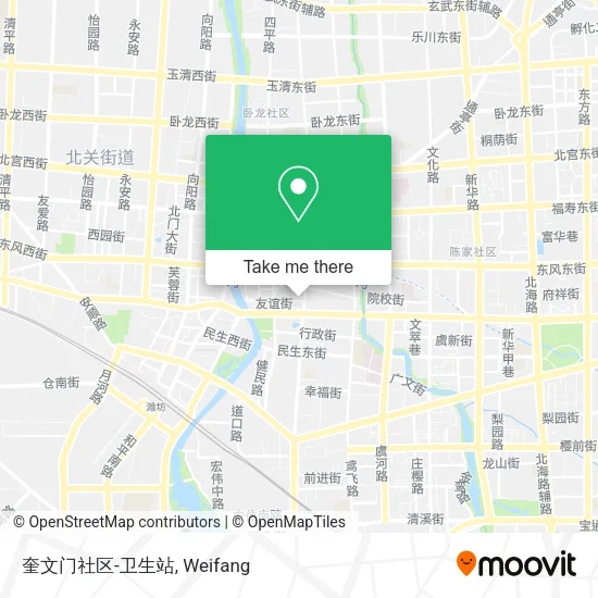 奎文门社区-卫生站 map