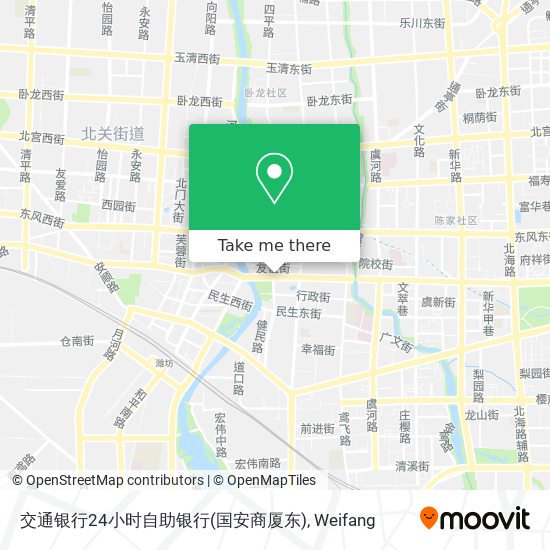 交通银行24小时自助银行(国安商厦东) map