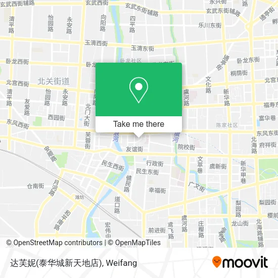 达芙妮(泰华城新天地店) map