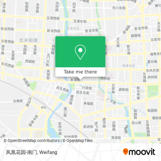 凤凰花园-南门 map
