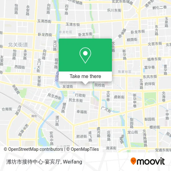 潍坊市接待中心-宴宾厅 map