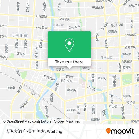 鸢飞大酒店-美容美发 map