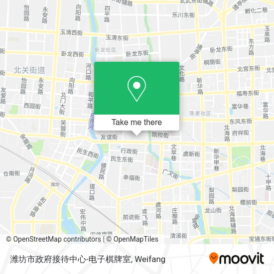 潍坊市政府接待中心-电子棋牌室 map