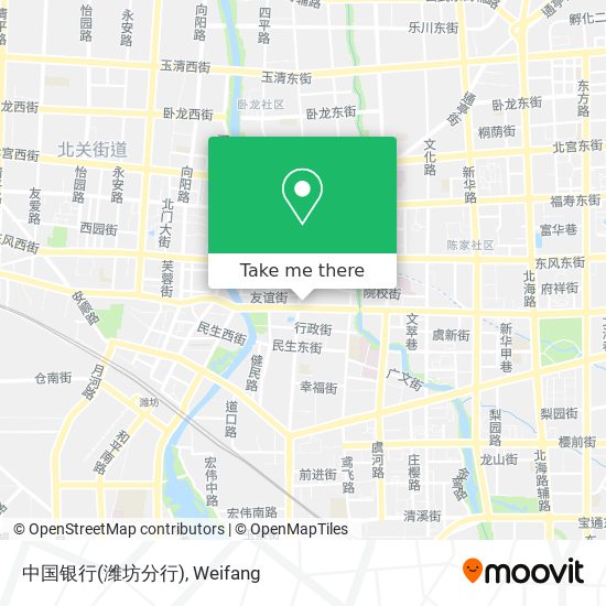 中国银行(潍坊分行) map