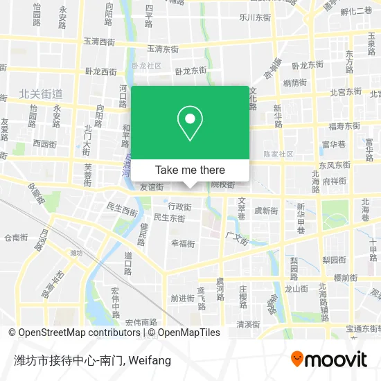 潍坊市接待中心-南门 map