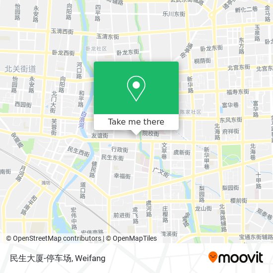 民生大厦-停车场 map