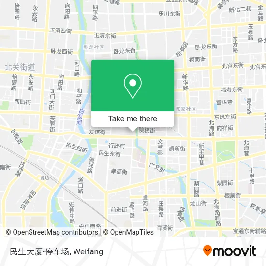 民生大厦-停车场 map