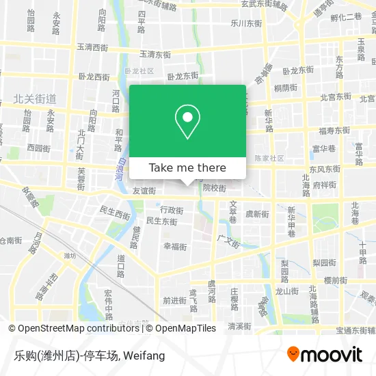 乐购(潍州店)-停车场 map