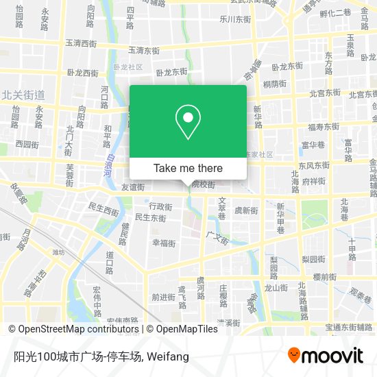 阳光100城市广场-停车场 map