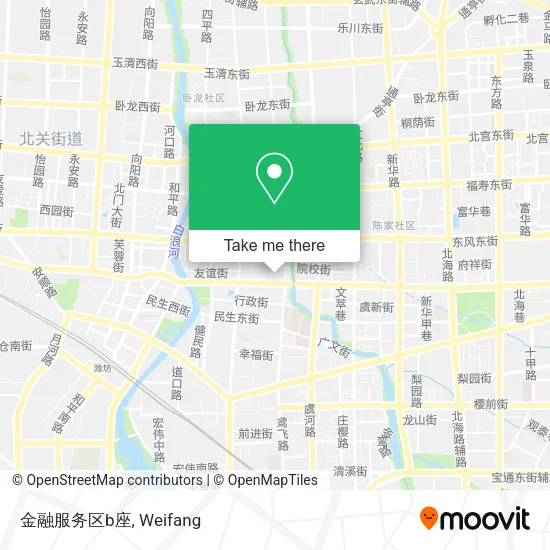 金融服务区b座 map