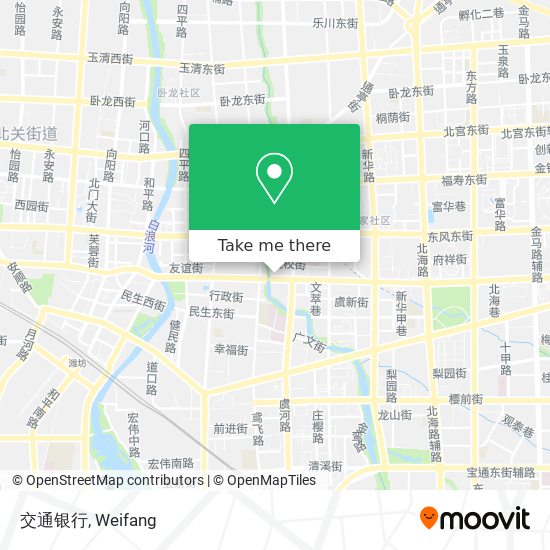 交通银行 map