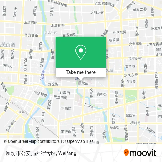 潍坊市公安局西宿舍区 map