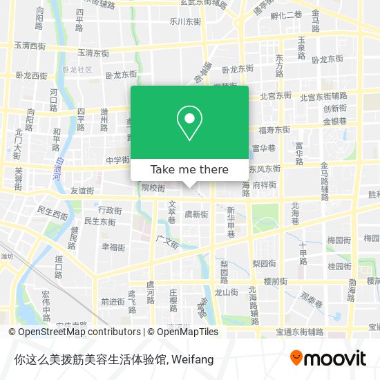 你这么美拨筋美容生活体验馆 map