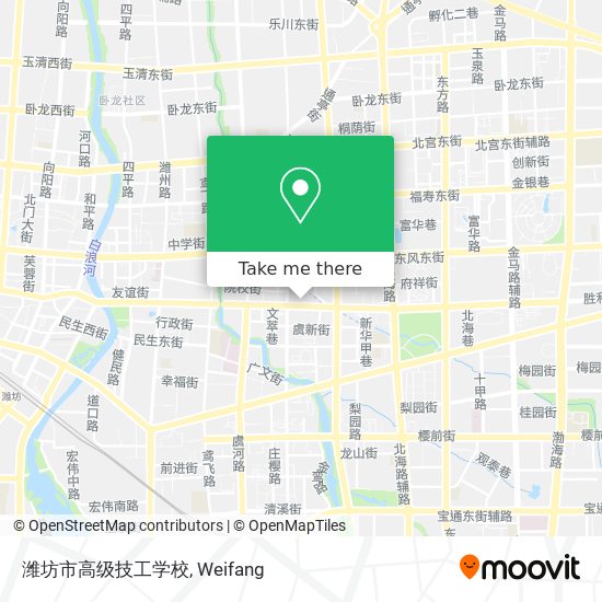 潍坊市高级技工学校 map