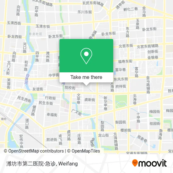 潍坊市第二医院-急诊 map