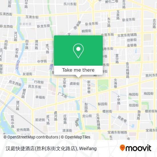 汉庭快捷酒店(胜利东街文化路店) map