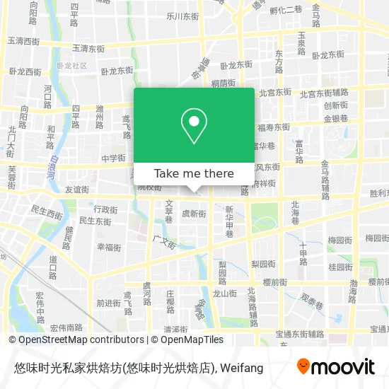 悠味时光私家烘焙坊(悠味时光烘焙店) map