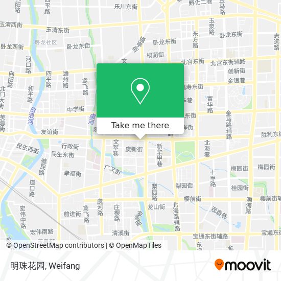 明珠花园 map