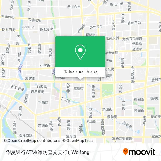 华夏银行ATM(潍坊奎文支行) map