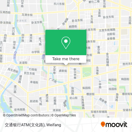 交通银行ATM(文化路) map