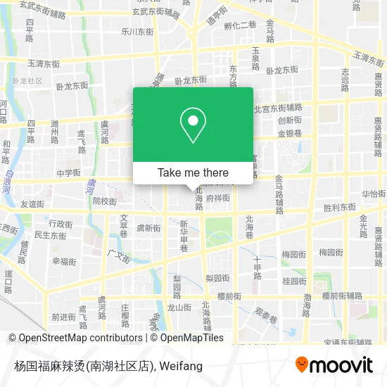 杨国福麻辣烫(南湖社区店) map