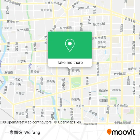 一家面馆 map