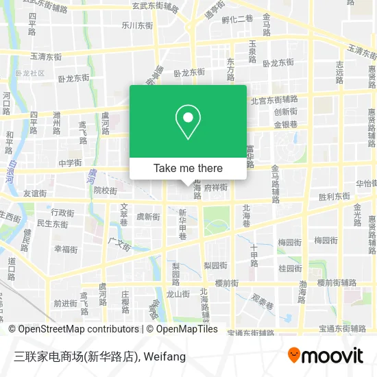 三联家电商场(新华路店) map