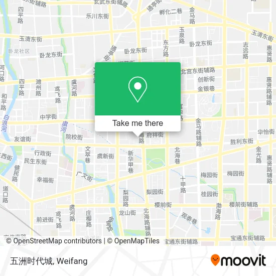 五洲时代城 map