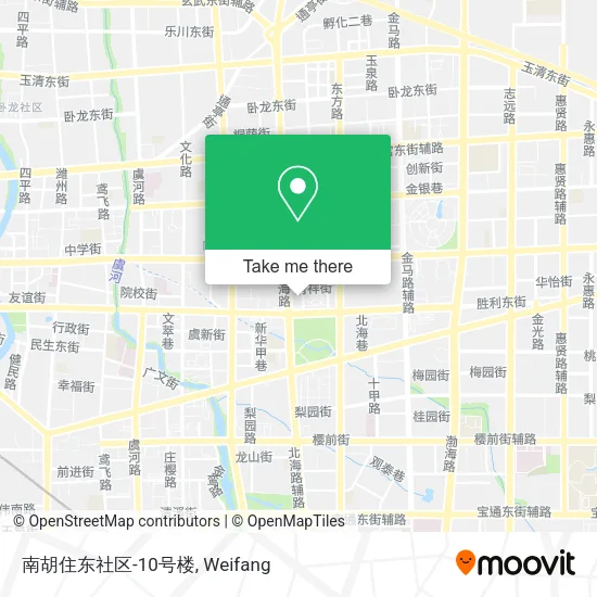 南胡住东社区-10号楼 map