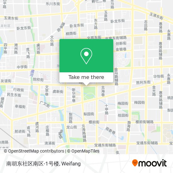 南胡东社区南区-1号楼 map