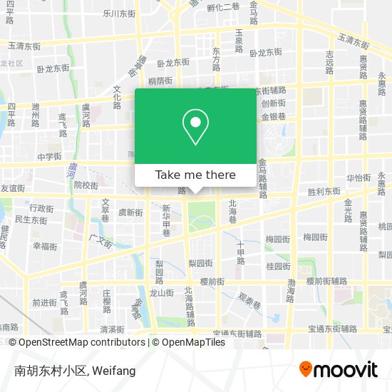 南胡东村小区 map