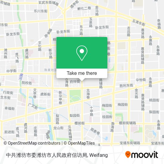 中共潍坊市委潍坊市人民政府信访局 map