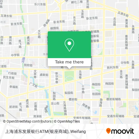 上海浦东发展银行ATM(银座商城) map