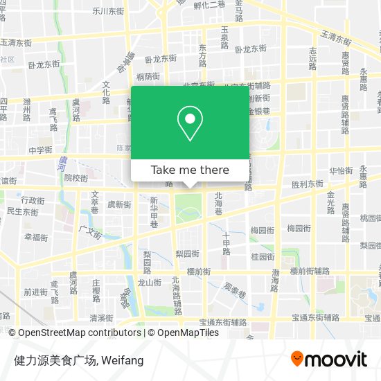 健力源美食广场 map