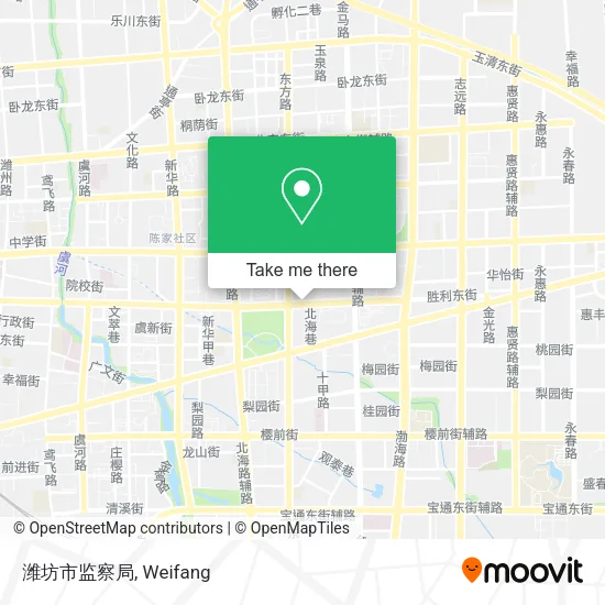 潍坊市监察局 map