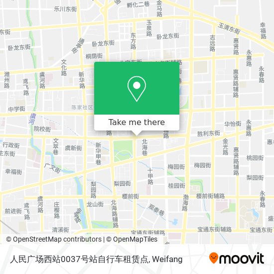 人民广场西站0037号站自行车租赁点 map