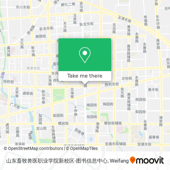 山东畜牧兽医职业学院新校区-图书信息中心 map
