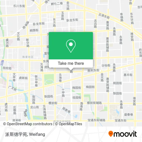 派斯德学苑 map