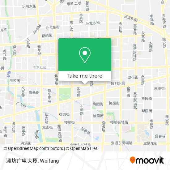 潍坊广电大厦 map