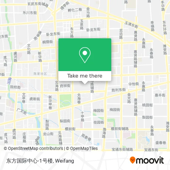 东方国际中心-1号楼 map