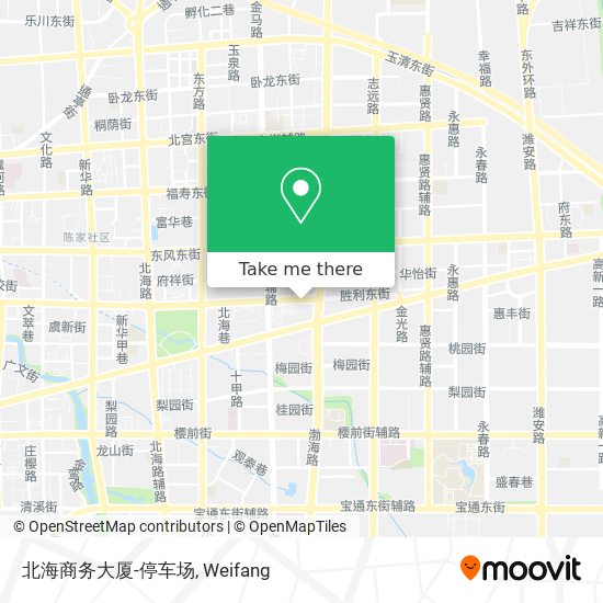 北海商务大厦-停车场 map