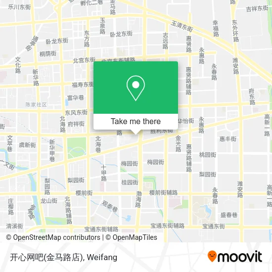 开心网吧(金马路店) map