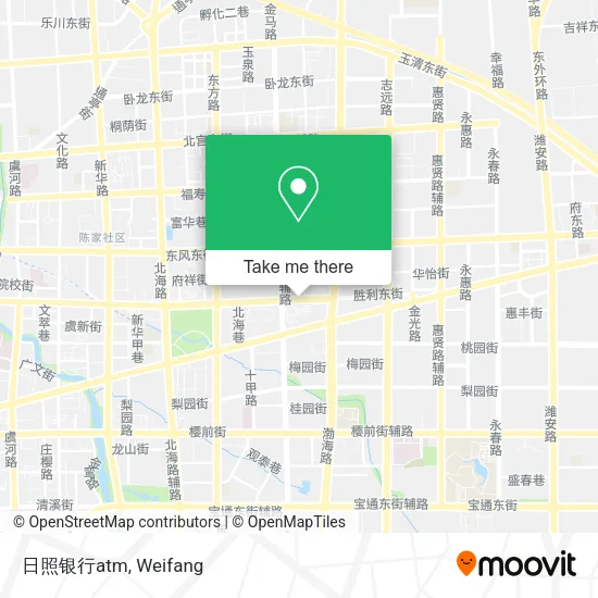 日照银行atm map
