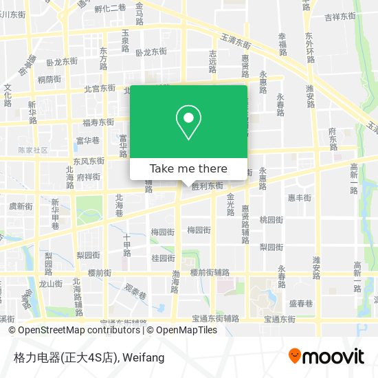 格力电器(正大4S店) map