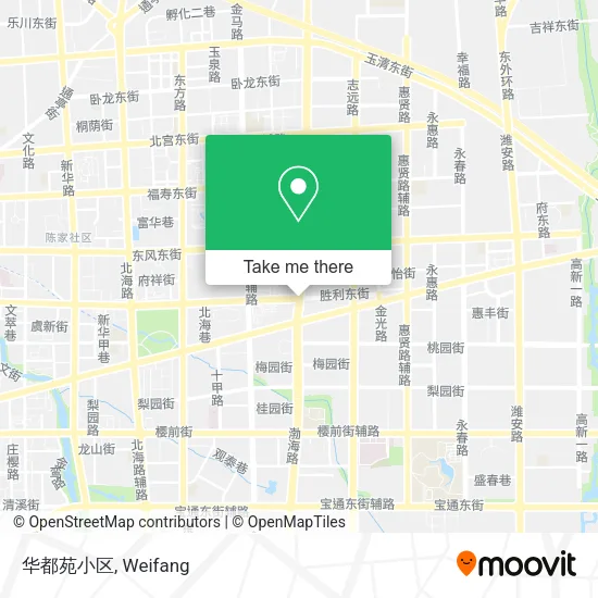 华都苑小区 map